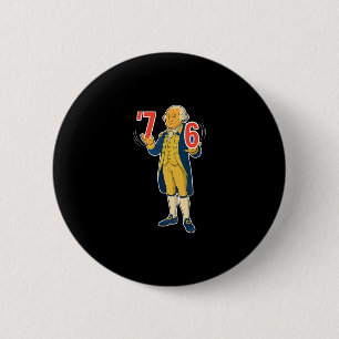 67 Six Seven Lustiger George Washington Meme Button