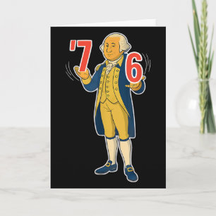 67 Six Seven Lustiger George Washington Meme  Karte