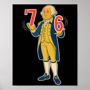 67 Six Seven Lustiger George Washington Meme Poster