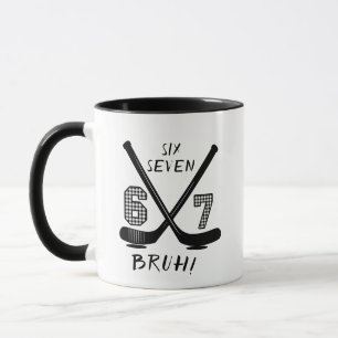 67 Six Seven Lustiger Meme Gehirn Fäulnis Meme Tasse