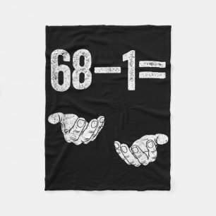 67 Six Seven Mathe Mathematik Brainrot Gleichung B Fleecedecke