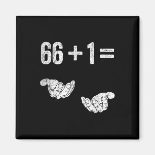 67 Six Seven Mathe Mathematik Brainrot Gleichung B Magnet