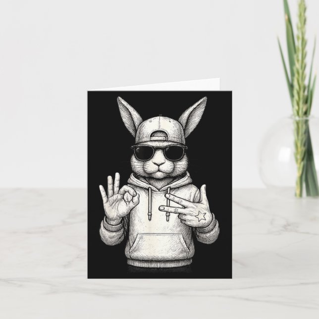 67 Six Seven Meme 6 7 Funny Easter Day For Boys Me Karte (Vorderseite)