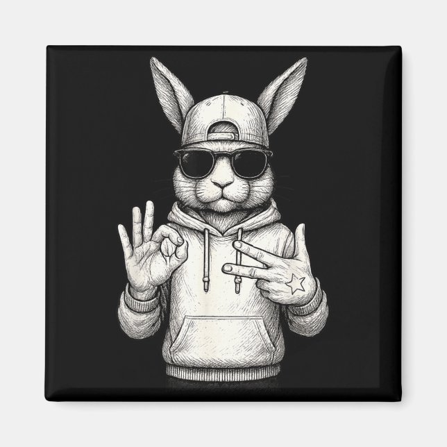 67 Six Seven Meme 6 7 Funny Easter Day For Boys Me Magnet (Vorne)