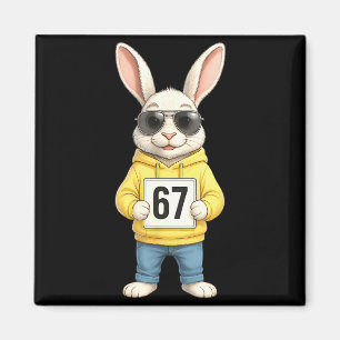 67 Six Seven Meme 6 7 Lustiger Ostertag für Jungen Magnet
