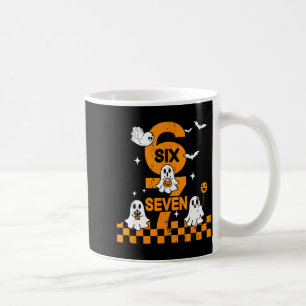 67 Six Seven Meme 6 7 Paar passende Halloween Co Kaffeetasse