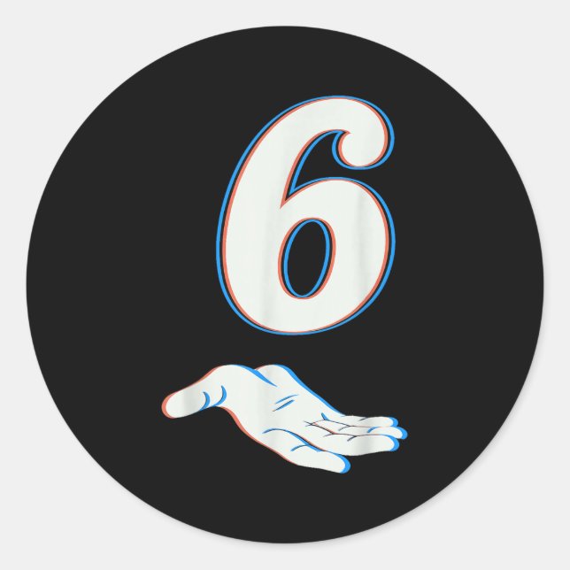 67 Six Seven Meme Couple Matching Halloween Costum Runder Aufkleber (Vorderseite)