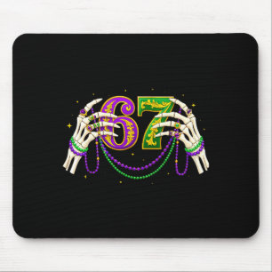 67 Six Seven Meme für Jungen Mädchen Frauen Männer Mousepad