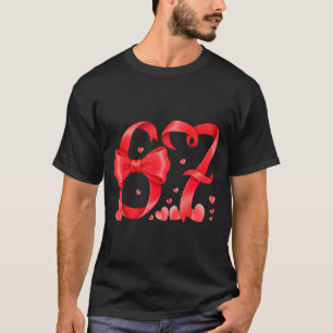 67 Six Seven Meme Gen Alpha Valentinstag Kokette T-Shirt