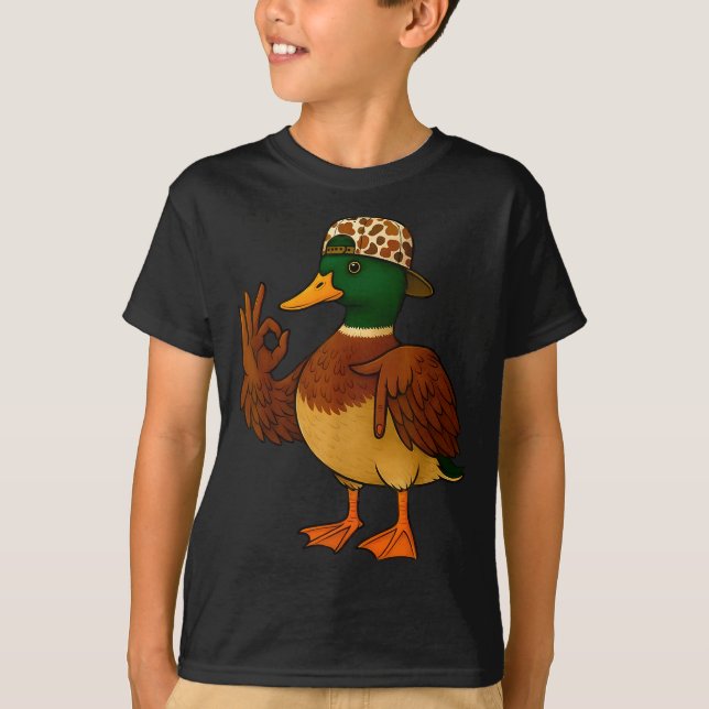 67 Six Seven Meme Mallard Duck Hunting Season Boy  T-Shirt (Vorderseite)