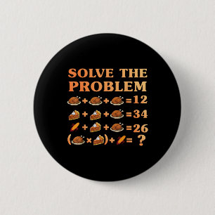 67 Six Seven Meme Mathe Thanksgiving Gleichung Log Button