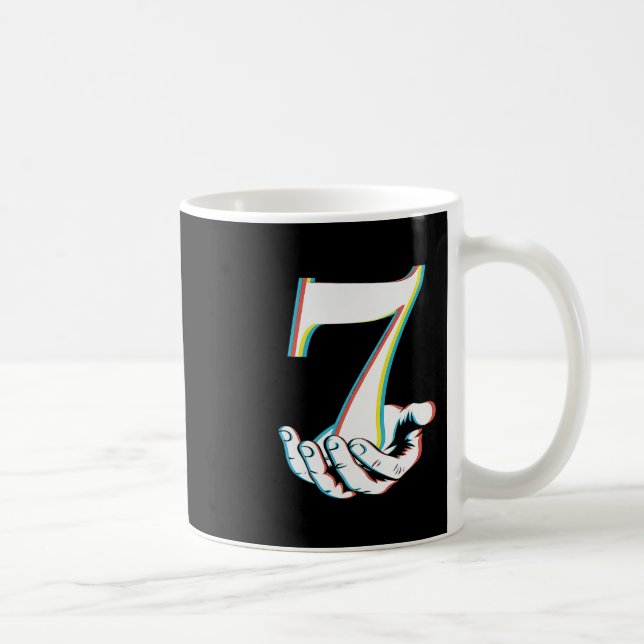 67 Six Seven Meme Paarmatching-Halloween-Kostüm Kaffeetasse (Rechts)