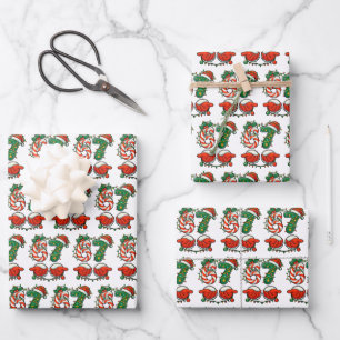 67 Six Seven Meme Weihnachten Geschenkpapier Set