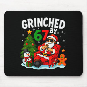 67 Six Seven Meme Weihnachten Grinched Von 6-7 Gen Mousepad