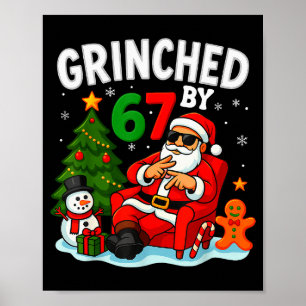 67 Six Seven Meme Weihnachten Grinched Von 6-7 Gen Poster