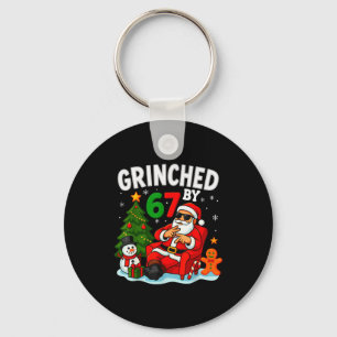 67 Six Seven Meme Weihnachten Grinched Von 6-7 Gen Schlüsselanhänger