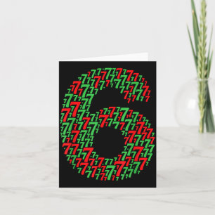 67 Six Seven Weihnachtsdesign Lustiges 6 7 Meme  Karte