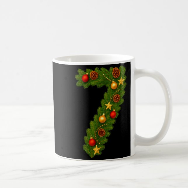 67 Sixty Seven Christmas Pajamas Holiday Funny 6 7 Kaffeetasse (Rechts)