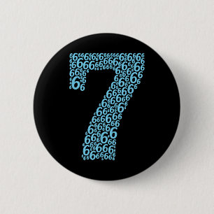 67 Sixty Seven Halloween-Kostüm-Design Lustig 6 7 Button