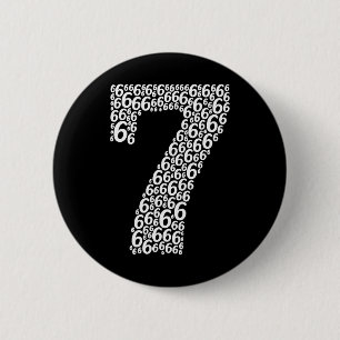 67 Sixty Seven Halloween-Kostüm-Design Lustig 6 7 Button