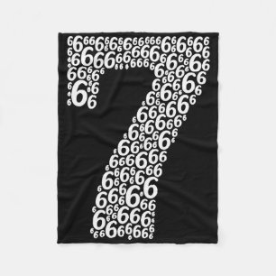 67 Sixty Seven Halloween-Kostüm-Design Lustig 6 7 Fleecedecke
