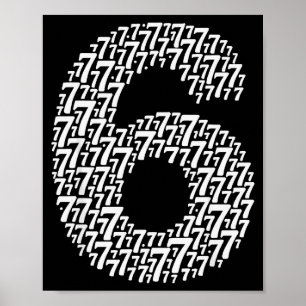 67 Sixty Seven Halloween-Kostüm-Design Lustig 6 7 Poster