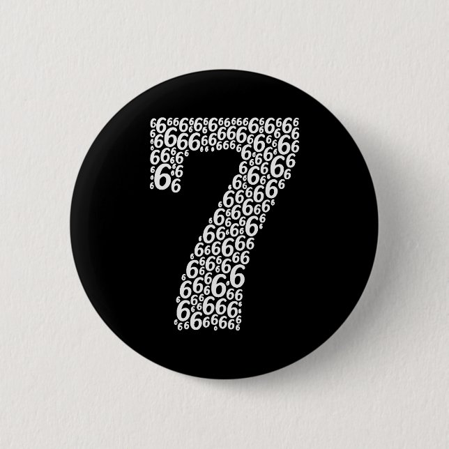 67 Sixty Seven Halloween-Kostüm Lustiges Meme  Button (Vorderseite)