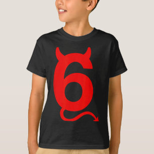 67 Sixty Seven Halloween-Kostüm Teufel Lustig 6 7 T-Shirt