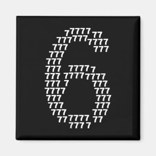 67 Sixty Seven Lustig 6 7 Meme Halloween Kostüm Hu Magnet