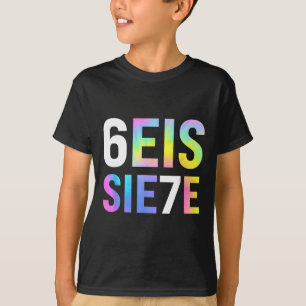 67 spanische Meme Seis Siete Six Seven lustige spa T-Shirt