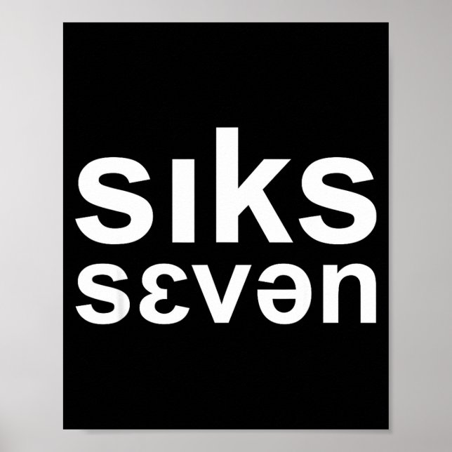 67 Speech Therapy Meme Ipa Funny Six Seven Slp  Poster (Vorne)