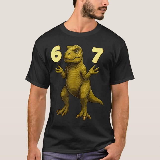 67 T-rex Hands Motion Dinosaur Meme For Kids Teens T-Shirt (Vorderseite)
