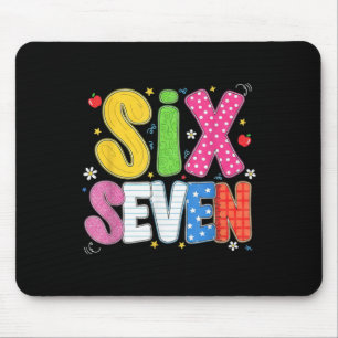 67 T-Shirt für Lehrer 67 Meme Frauen Lehrerin Sech Mousepad