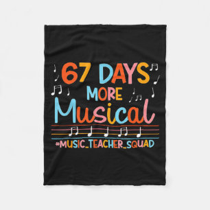67 Tage mehr Musical Six Seven Meme Musiklehrer Fleecedecke