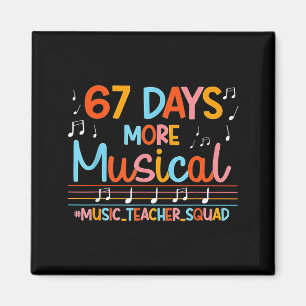 67 Tage mehr Musical Six Seven Meme Musiklehrer Magnet