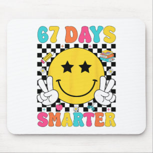 67 Tage schlauer 67 Meme 6 7 Zahlen Sechs Sieben T Mousepad