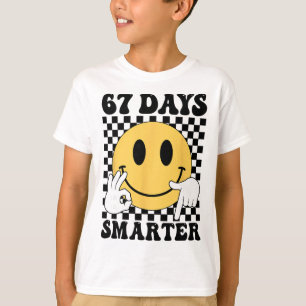 67 Tage schlauer Lustig Sechs Sieben 6 7 Gen Alpha T-Shirt