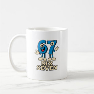 67 Tasse sechs sieben 