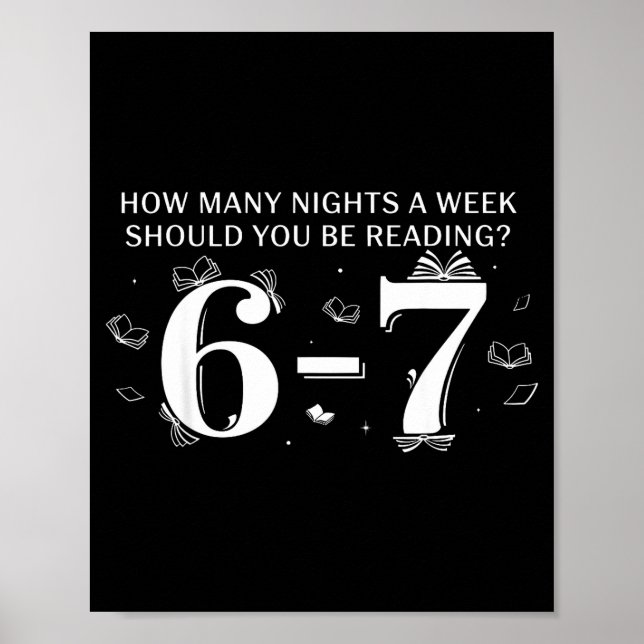 67 Teacher How Many Nights A Week Should You Be Re Poster (Vorne)