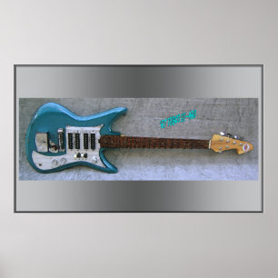 '67 Teisco Gitarren-Druck Poster