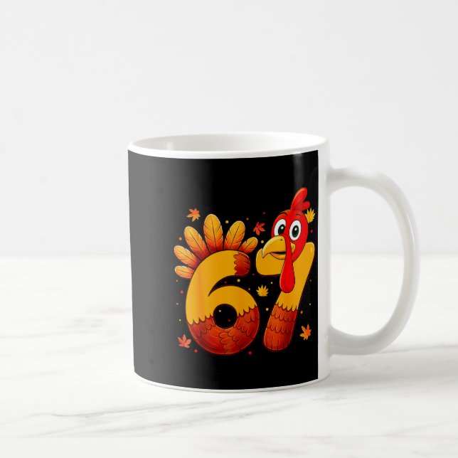 67 Thanksgiving Funny Turkey Thanksgiving 67 Turke Kaffeetasse (Rechts)