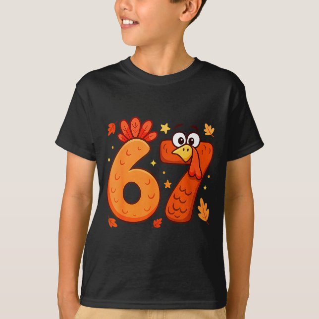 67 Thanksgiving Funny Turkey Thanksgiving 67 Turke T-Shirt (Vorderseite)