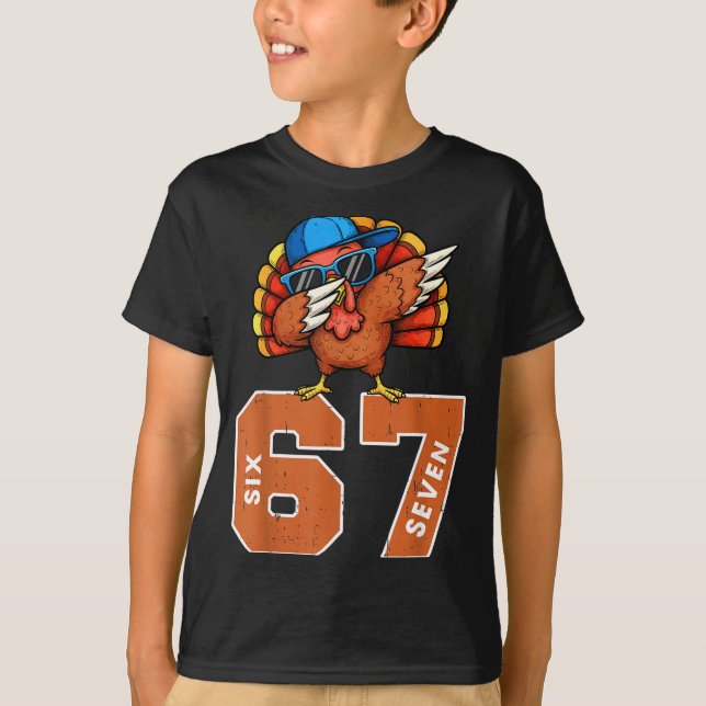67 Thanksgiving Funny Turkey Thanksgiving 67 Turke T-Shirt (Vorderseite)