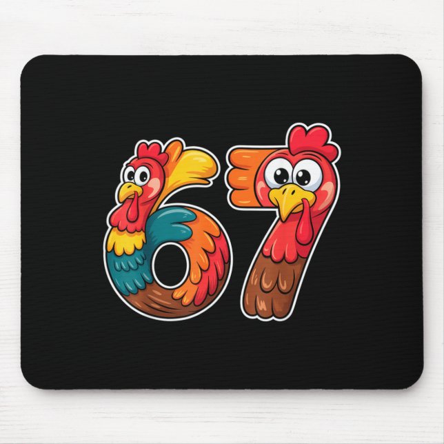 67 Thanksgiving Meme Funny Holiday Six Seven  Mousepad (Vorne)