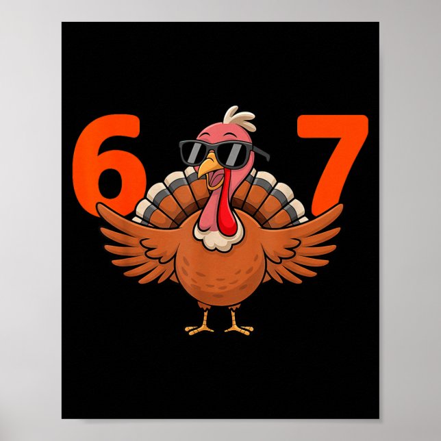 67 Thanksgiving Middle School 6 7  Poster (Vorne)