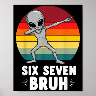 67 Tiere Lustig 67 Gehirnfaul Jugend Kinder Alien Poster