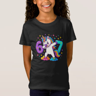 67 Unicorn Six Seven Funny Kids Graphic T-Shirt