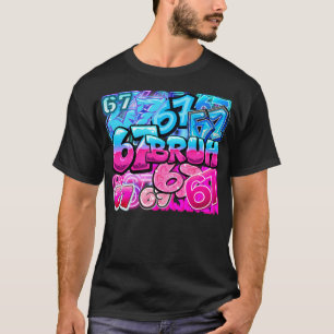 67 Urban Graffiti T-Shirt   Hip-Hop-Grafikdesign