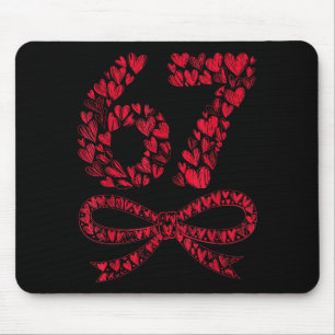 67 Valentinstag Herz Meme – Trendy Six Seven  Mousepad