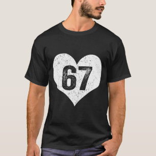 67 Valentinstag Lustig Six Seven 6 7 Meme Gen Alph T-Shirt